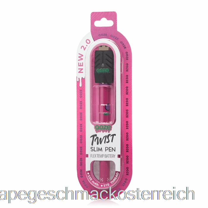 Ooze Slim Twist Pen 2.0 Flex-Temp-Batterie Atomic Pink Vape-Geschmack